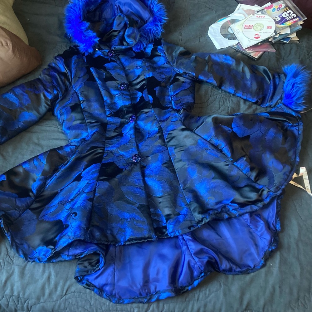 Homemade special occasion coat with skirt